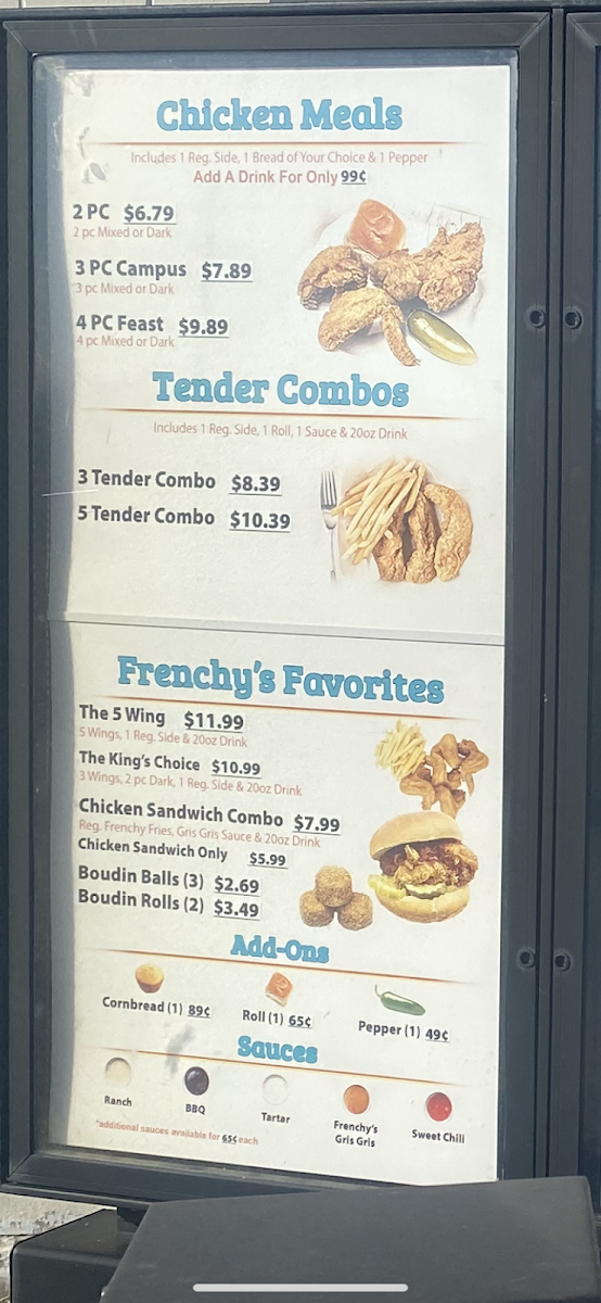 Frenchy's Chicken Menu - Image 4